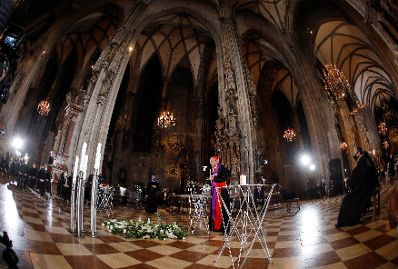 Am 3. November 2020 nahm Bundeskanzler Sebastian Kurz am Gedenkgottesdienst f&uuml;r die Opfer des Terroranschlags in Wien im Stephansdom teil.