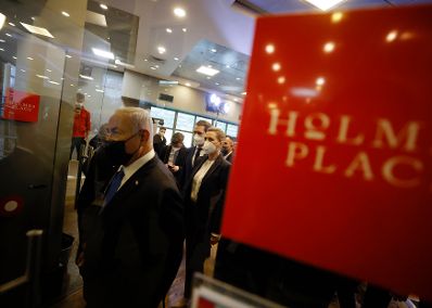 Am 4. M&auml;rz 2021 traf Bundeskanzler Sebastian Kurz (l.) im Rahmen seines Arbeitsbesuch in Israel den Premierminister Benjamin Netanjahu. Im Bild mit der d&auml;nischen Premierministerin Mette Frederiksen.