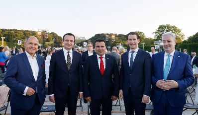 Am 18. Juni 2021 besucht Bundeskanzler Sebastian Kurz das Sommernachtskonzert im Sch&ouml;nbrunner Schlosspark.
