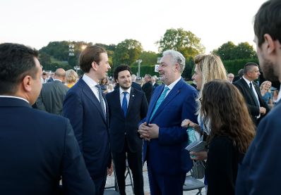 Am 18. Juni 2021 besucht Bundeskanzler Sebastian Kurz das Sommernachtskonzert im Sch&ouml;nbrunner Schlosspark.