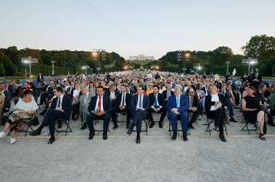 Am 18. Juni 2021 besucht Bundeskanzler Sebastian Kurz das Sommernachtskonzert im Sch&ouml;nbrunner Schlosspark.