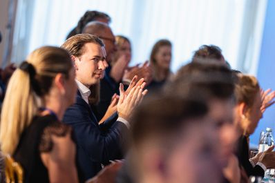 Am 8. Juli 2021 pr&auml;sentierten Bundeskanzler Sebastian Kurz (im Bild) und Bundesministerin Elisabeth K&ouml;stinger den &bdquo;Comeback-Plan f&uuml;r Tourismus&ldquo;.