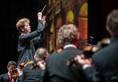 Am 21. Juli 2021 besuchte Bundeskanzler Sebastian Kurz gemeinsam mit Landeshauptmann Markus Wallner und Bundespr&auml;sident Alexander Van der Bellen die Er&ouml;ffnung der 75. Bregenzer Festspiele.