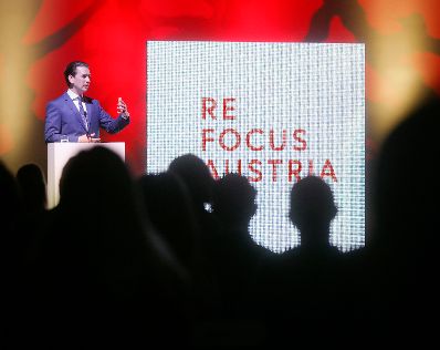 Am 7. September 2021 nahm Bundeskanzler Sebastian Kurz (im Bild) an der Botschafterkonferenz 2021 teil.