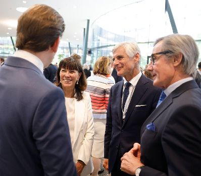 Am 7. September 2021 nahm Bundeskanzler Sebastian Kurz (l.) an der Botschafterkonferenz 2021 teil.