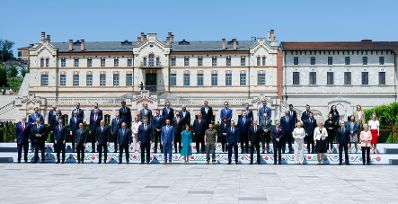 Am 1. Juni 2023 nahm Bundeskanzler Karl Nehammer (im Bild) am Gipfel der Europ&auml;ischen Politischen Gemeinschaft in der Republik Moldau teil.
