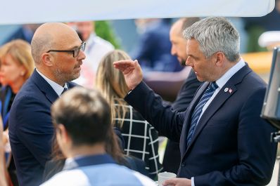 Am 1. Juni 2023 nahm Bundeskanzler Karl Nehammer (im Bild) am Gipfel der Europ&auml;ischen Politischen Gemeinschaft in der Republik Moldau teil.