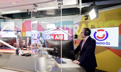 Am 15. Oktober 2021 besucht Bundeskanzler Alexander Schallenberg den &Ouml;3.