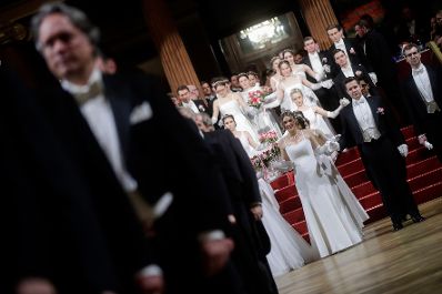 Am 24. J&auml;nner 2019 besuchte Bundesminister Gernot Bl&uuml;mel gemeinsam mit Clivia Treidl den Ball der Wiener Philharmoniker.