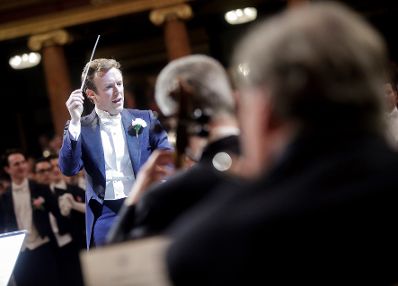 Am 24. J&auml;nner 2019 besuchte Bundesminister Gernot Bl&uuml;mel gemeinsam mit Clivia Treidl den Ball der Wiener Philharmoniker.