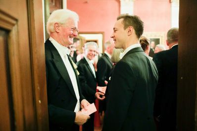 Am 26. J&auml;nner 2019 besuchte Bundesminister Gernot Bl&uuml;mel (r.) den Ball der Industrie und Technik.