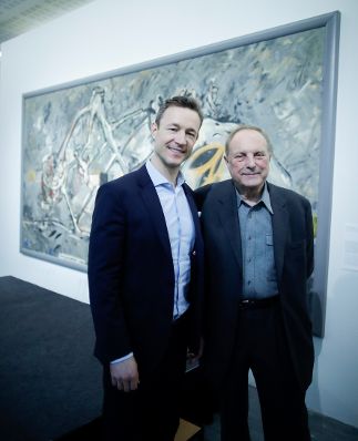 Am 31. J&auml;nner 2019 er&ouml;ffnete Bundesminister Gernot Bl&uuml;mel die Ausstellung "Feuerstelle.Attersee" im Belvedere 21.