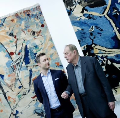 Am 31. J&auml;nner 2019 er&ouml;ffnete Bundesminister Gernot Bl&uuml;mel die Ausstellung "Feuerstelle.Attersee" im Belvedere 21.