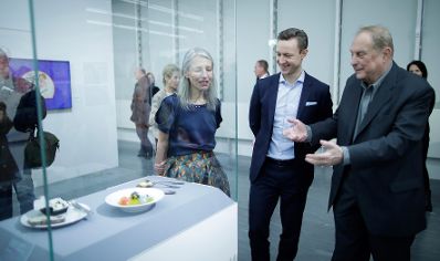 Am 31. J&auml;nner 2019 er&ouml;ffnete Bundesminister Gernot Bl&uuml;mel die Ausstellung "Feuerstelle.Attersee" im Belvedere 21.