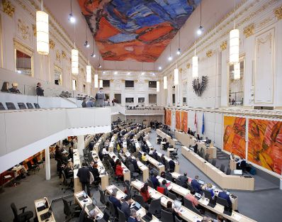 Am 15. Mai 2019 sprach Bundesminister Gernot Bl&uuml;mel in der Aktuellen Europastunde bei der Nationalratssitzung im Parlament.