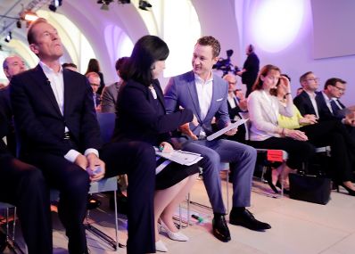 Am 7. Juni 2018 nahm Bundesminister Gernot Bl&uuml;mel am medienpolitischen Diskurs &quot;MedienEnquete&quot; teil.