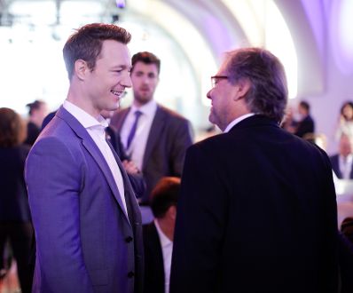 Am 7. Juni 2018 nahm Bundesminister Gernot Bl&uuml;mel (l.) am medienpolitischen Diskurs &quot;MedienEnquete&quot; teil.