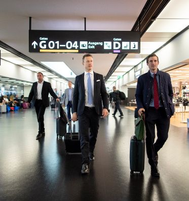 Am 27. September 2018 reiste Bundesminister Gernot Bl&uuml;mel (m.) in den Kosovo.