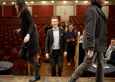 Am 5. Dezember 2018 nahm Bundesminister Gernot Bl&uuml;mel (im Bild).