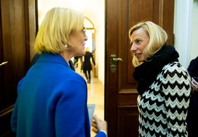 Am 17. J&auml;nner 2019 hielt Bundesministerin Juliane Bogner-Strau&szlig; (r.) eine Er&ouml;ffnungskeynote bei der Konferenz "Darwin &amp; Marie".