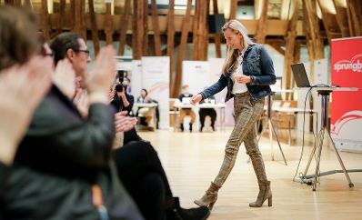 Am 28. J&auml;nner 2019 er&ouml;ffnete Bundesministerin Juliane Bogner-Strau&szlig; die Frauen in der Technik - Infomesse.