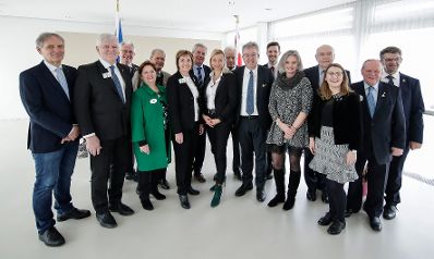 Am 6. Februar 2019 empfing Bundesministerin Juliane Bogner-Strau&szlig; (im Bild) die Pr&auml;sidentin des Lions Club International Gudrun Yngvadottir in ihrem B&uuml;ro.