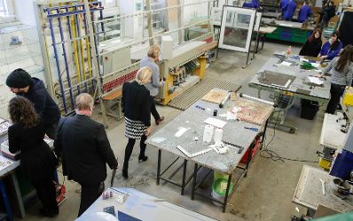 Am 25. Februar 2019 besuchte Bundesministerin Juliane Bogner-Strau&szlig; (im Bild) das Berufsp&auml;dagogische Institut der &Ouml;sterreichische JungArbeiterBewegung &Ouml;JAB.