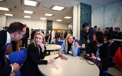Am 11. M&auml;rz 2019 reiste Bundesministerin Juliane Bogner-Strau&szlig; (m.r.) nach New York zur Frauenstatuskommission der Vereinten Nationen.
