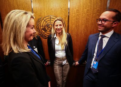 Am 13. M&auml;rz 2019 reiste Bundesministerin Juliane Bogner-Strau&szlig; (m.) nach New York zur Frauenstatuskommission der Vereinten Nationen.