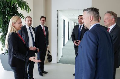 Am 26. M&auml;rz 2019 lud Bundesministerin Juliane Bogner-Strau&szlig; (im Bild) Mitglieder des Sozialpolitischen Arbeitskreis der CSU-Fraktion des Bayrischen Landtags zu einem Arbeitsgespr&auml;ch.