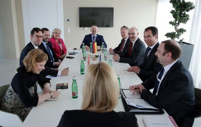 Am 26. M&auml;rz 2019 lud Bundesministerin Juliane Bogner-Strau&szlig; (im Bild) Mitglieder des Sozialpolitischen Arbeitskreis der CSU-Fraktion des Bayrischen Landtags zu einem Arbeitsgespr&auml;ch.