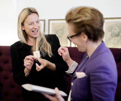 Am 30. April 2019 reiste Bundesministerin Juliane Bogner-Strau&szlig; anl&auml;sslich eines Bundesl&auml;ndertags nach K&auml;rnten. Im Bild beim Familienfr&uuml;hst&uuml;ck in Villach.