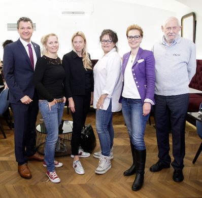 Am 30. April 2019 reiste Bundesministerin Juliane Bogner-Strau&szlig; anl&auml;sslich eines Bundesl&auml;ndertags nach K&auml;rnten. Im Bild beim Familienfr&uuml;hst&uuml;ck in Villach.