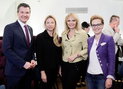 Am 30. April 2019 reiste Bundesministerin Juliane Bogner-Strau&szlig; anl&auml;sslich eines Bundesl&auml;ndertags nach K&auml;rnten. Im Bild beim Familienfr&uuml;hst&uuml;ck in Villach.