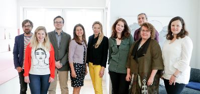 Am 10. Mai 2019 reiste Bundesministerin Juliane Bogner-Strau&szlig; anl&auml;sslich eines Bundesl&auml;ndertags nach Graz. Im Bild im KOmmunikationsRAum der Frauenh&auml;user Steiermark.