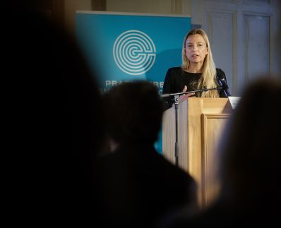 Am 16. Mai 2019 hielt Bundesministerin Juliane Bogner-Strau&szlig; (im Bild) die Keynote bei den Praeveniere Gesundheitstagen.