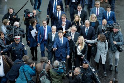 Am 22. Mai 2019 fand die Angelobung der &ouml;sterreichischen &Uuml;bergangsminister durch Bundespr&auml;sident Alexander Van der Bellen statt.