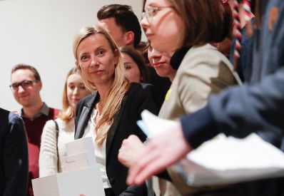 Am 6. Februar 2019 nahm Bundesministerin Juliane Bogner-Strau&szlig; bei der Pr&auml;sentation des Jugendpolitischen EU-Programms der Bundesjugendvertretung teil.