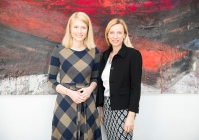 Am 15. M&auml;rz 2018 reiste Bundesministerin Juliane Bogner-Strau&szlig; (r.) im Zuge eines Bundesl&auml;ndertags nach Ober&ouml;sterreich. Im Bild mit Landesr&auml;tin Christine Haberlander (l.).