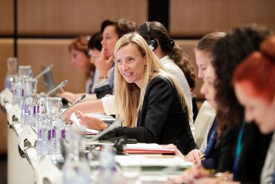 Am 23. Juli 2018 nahm Bundesministerin Juliane Bogner-Strau&szlig; im Rahmen des &ouml;sterreichischen Ratsvorsitzes an der Sitzung der High Level Group on Gender Mainstreaming teil.