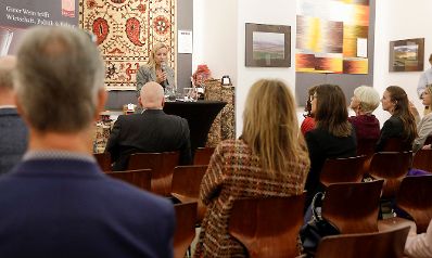 Am 26. September 2018 war Bundesministerin Juliane Bogner-Strau&szlig; (im Bild) zu Gast beim Club Cuv&eacute;e.