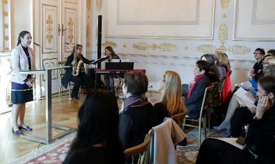 Am 8. Oktober 2018 &uuml;berreichte Bundesministerin Juliane Bogner-Strau&szlig; den Lebenswerk-Preis und die K&auml;the-Leichter-Preise 2018. Im Bild Sektionschefin Ines Stilling.