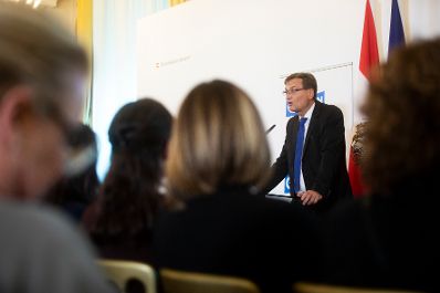 Am 8. Oktober 2018 &uuml;berreichte Bundesministerin Juliane Bogner-Strau&szlig; den Medienpreis f&uuml;r Kinderrechte.