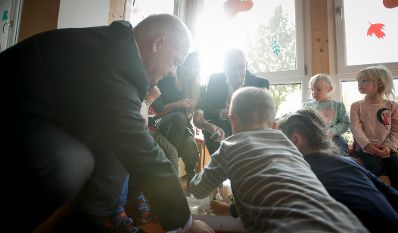 Am 29. Oktober 2018 reiste Bundesministerin Juliane Bogner-Strau&szlig; anl&auml;sslich eines Bundesl&auml;ndertags ins Burgenland. Im Bild beim Besuch des Kindergarten Edelstal.