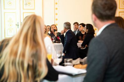 Am 30. Oktober 2018 nahm Bundesministerin Juliane Bogner-Strau&szlig; am CEO Business Lunch im Bundeskanzleramt teil.
