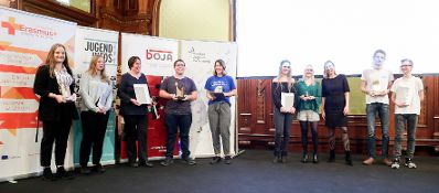 Am 7. November 2018 &uuml;berreichte Bundesministerin Juliane Bogner-Strau&szlig; den &Ouml;sterreichischen Jugendpreis 2018.