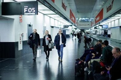 Am 25. November 2018 reiste Bundesministerin Juliane Bogner-Strau&szlig; (m.) anl&auml;sslich des Formellen Jugendrates nach Br&uuml;ssel.