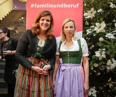 Am 29. November 2018 nahm Bundesministerin Juliane Bogner-Strau&szlig; (r.) an der feierlichen Verleihung des staatlichen G&uuml;tezeichens &sbquo;familienfreundlichegemeinde&lsquo; teil.