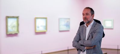 Am 15.September 2016 er&ouml;ffnete Kunst- und Kulturminister Thomas Drozda (im Bild) die Ausstellung "Seurat, Signac, Van Gogh - Wege des Pointilismus" in der Albertina.