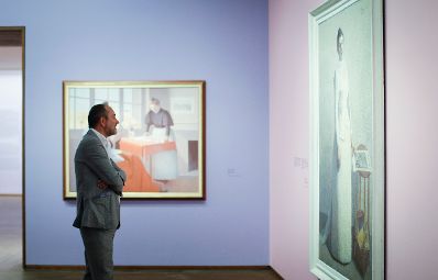 Am 15.September 2016 er&ouml;ffnete Kunst- und Kulturminister Thomas Drozda (im Bild) die Ausstellung "Seurat, Signac, Van Gogh - Wege des Pointilismus" in der Albertina.